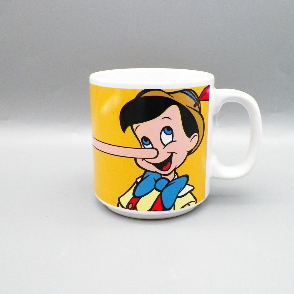Walt Disney Pinocchio Mug I've Got A Nose For Mischief Applause Vintage
